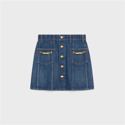 celine denim skirt|Celine dresses 2022.